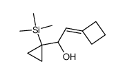 1-[1-(trimethylsilyl)cyclopropyl]-2-cyclobutylideneethanol结构式