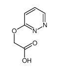 2-pyridazin-3-yloxyacetic acid Structure