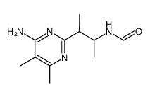 N-[2-(4-amino-5,6-dimethyl-pyrimidin-2-yl)-1-methyl-propyl]-formamide结构式