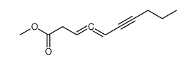 deca-3,4-dien-6-ynoic acid methyl ester结构式