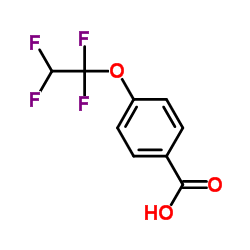 4-(1,1,2,2-四氟乙氧基)苯甲酸结构式