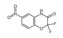 2,2-difluoro-6-nitro-2H-benzo[b][1,4]oxazin-3(4H)-one结构式