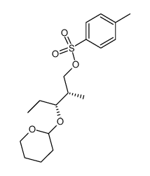 (2S,3R)-2-methyl-3-tetrahydropyranyloxy-1-pentyl tosylate结构式