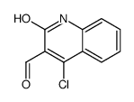 4-氯-2-氧代-1,2-二氢喹啉-3-甲醛结构式