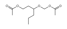 1,5-diacetoxy-3-propyl-2-oxapentane Structure