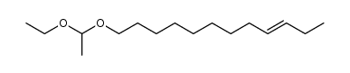 1-(1-ethoxyethyloxy)-(E)-9-dodecene结构式