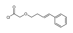 (E)-2-((4-phenylbut-3-en-1-yl)oxy)acetyl chloride Structure