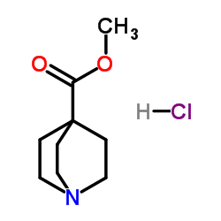 Methylquinuclidine-4-carboxylatehydrochloride Structure