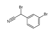 bromo(3-bromophenyl)acetonitrile Structure