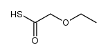 ethoxythioacetic S-acid Structure