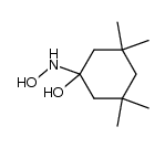 1-(hydroxyamino)-3,3,5,5-tetramethylcyclohexanol结构式