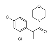 2-(2,4-dichlorophenyl)-1-morpholin-4-ylprop-2-en-1-one Structure
