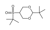 2-tert-butyl-5-tert-butylsulfonyl-1,3-dioxane Structure