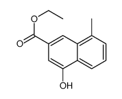 Ethyl 4-hydroxy-8-methyl-2-naphthoate Structure