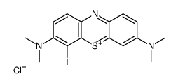 [7-(dimethylamino)-4-iodophenothiazin-3-ylidene]-dimethylazanium,chloride结构式