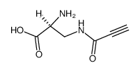 L-Alanine, 3-[(1-oxo-2-propynyl)amino]- (9CI)结构式