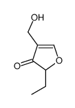 ethyl-4-hydroxymethyl-3(2H)-furanone Structure