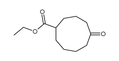 ethyl 5-oxocyclononanecarboxylate结构式
