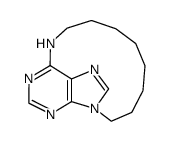 N'6,N9-octamethylenepurinecyclophane结构式