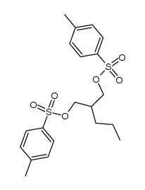 2-({[(4-methylphenyl)sulfonyl]oxy} methyl)-pentyl 4-methylbenzenesulfonate Structure