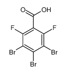 3,4,5-tribromo-2,6-difluorobenzoic acid结构式