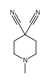 1-methylpiperidine-4,4-dicarbonitrile Structure