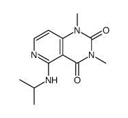 1,3-dimethyl-5-(propan-2-ylamino)pyrido[4,3-d]pyrimidine-2,4-dione Structure