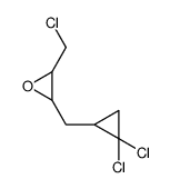 2-(chloromethyl)-3-[(2,2-dichlorocyclopropyl)methyl]oxirane结构式