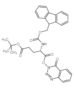 Fmoc-Glu(OBut)-ODhbt structure