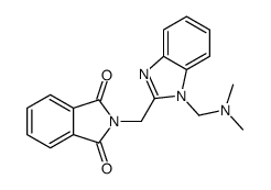 2-[[1-[(dimethylamino)methyl]benzimidazol-2-yl]methyl]isoindole-1,3-dione Structure