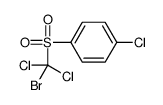 1-[bromo(dichloro)methyl]sulfonyl-4-chlorobenzene结构式
