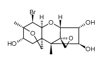 10β-Bromo-3α,4β,8α-trihydroxy-9α,15:12,13-diepoxytrichothecane结构式