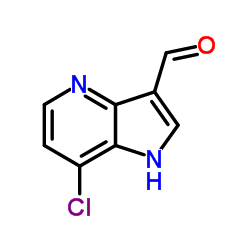 7-Chloro-1H-pyrrolo[3,2-b]pyridine-3-carbaldehyde Structure