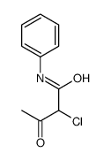 3-Oxy-2-chlorobutanoic acid anylide结构式