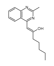 1-(2-methylquinazolin-4-yl)hept-1-en-2-ol Structure