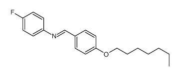 N-(4-fluorophenyl)-1-(4-heptoxyphenyl)methanimine结构式