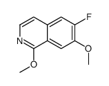 6-Fluoro-1,7-dimethoxyisoquinoline Structure
