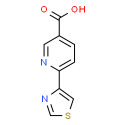 6-(Thiazol-4-yl)nicotinic acid structure