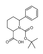 6-PHENYL-PIPERIDINE-1,2-DICARBOXYLIC ACID 1-TERT-BUTYL ESTER Structure