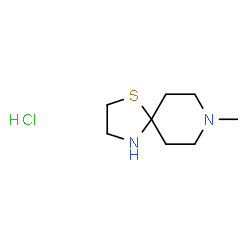 8-Methyl-1-thia-4,8-diazaspiro[4.5]decanehydrochloride Structure