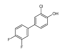 2-chloro-4-(3,4-difluorophenyl)phenol结构式