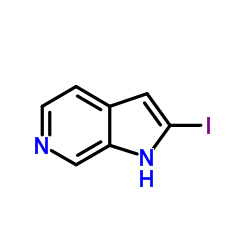 2-Iodo-1H-pyrrolo[2,3-c]pyridine结构式