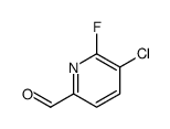 5-chloro-6-fluoropyridine-2-carbaldehyde结构式