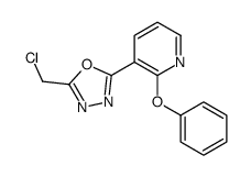 2-(chloromethyl)-5-(2-phenoxypyridin-3-yl)-1,3,4-oxadiazole picture