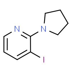 3-iodo-2-pyrrolidin-1-ylpyridine Structure