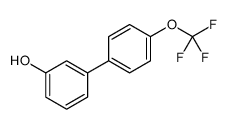3-(4-Trifluoromethoxyphenyl)phenol结构式