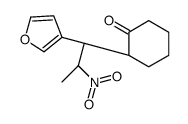 (2R)-2-[(1R)-1-(furan-3-yl)-2-nitropropyl]cyclohexan-1-one Structure