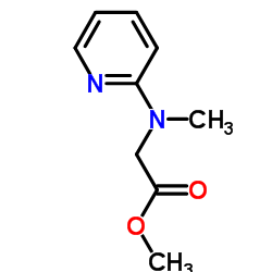 Methyl 2-(methyl(pyridin-2-yl)amino)acetate structure