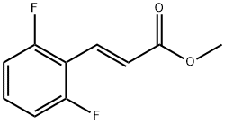 Methyl (2E)-3-(2,6-difluorophenyl)prop-2-enoate结构式