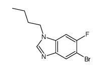 5-Bromo-1-butyl-6-fluoro-1H-benzo[d]imidazole Structure